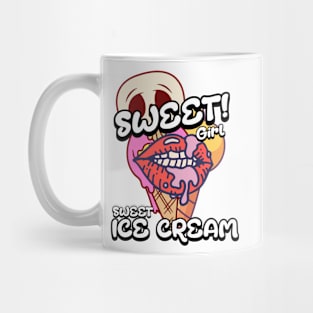 Sweet Girl Sweet Ice cream Mug